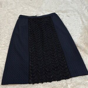 💕 Tracy Reese Beaded A-Line Midi Skirt